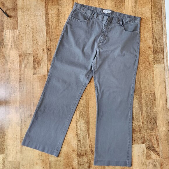 Gray Calvin Klein 40 x 32 Pants - Picture 1 of 7